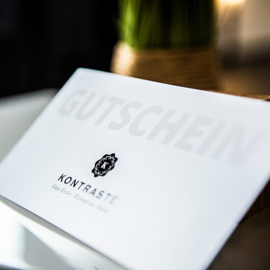 Gutschein von Kontraste Kessler für individuelle Raumgestaltung und Wohnideen.